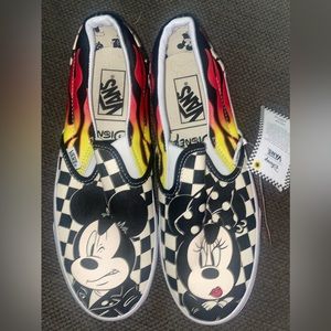 Mickey and Minnie Mouse Vans